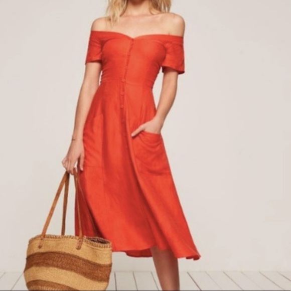 Reformation Mariposa Dress - Picture 1 of 8